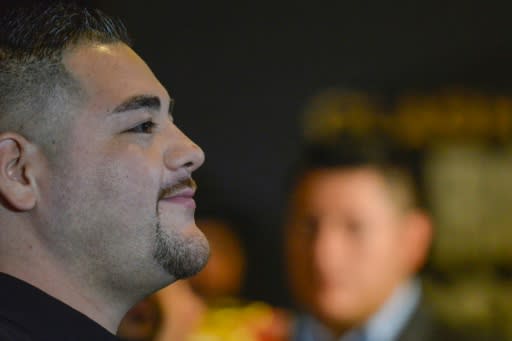 Andy Ruiz said in Riyadh on Monday that 'all the pressure' will be on Anthony Joshua when they fight on Saturday