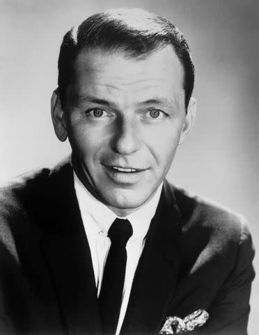 <p>Bettmann Archive</p> Portrait of singer and actor Frank Sinatra.