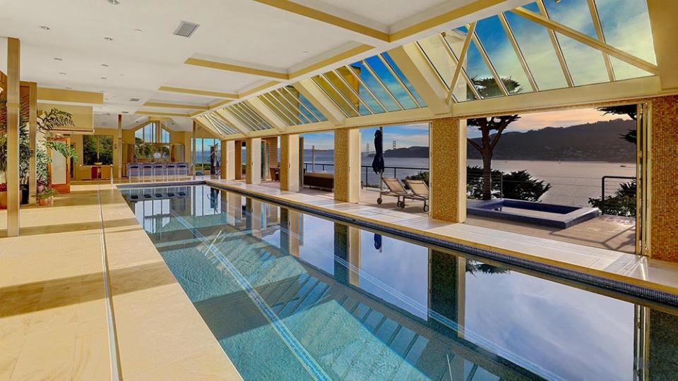 The 60-foot indoor pool - Credit: Jason Wells/Golden Gate Creative