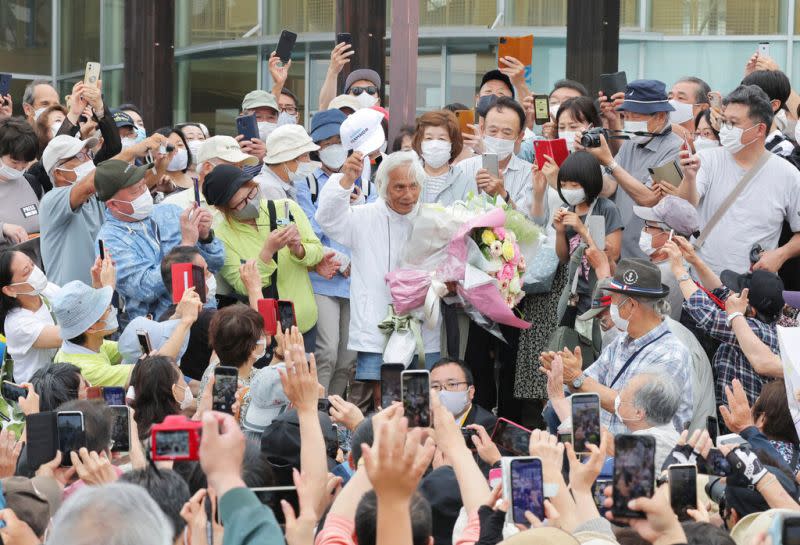 堀江仲笑言自己係「大器晚成」，將來仲會繼續挑戰。
（圖：japanfundaily@twitter）
