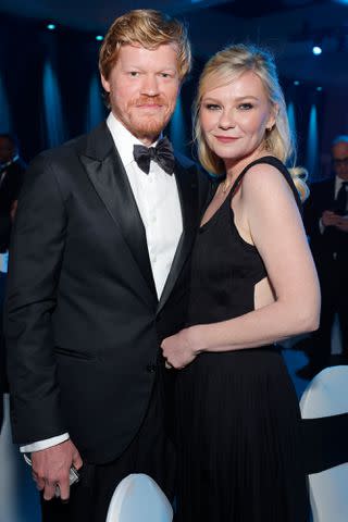 <p>Emma McIntyre/Getty</p> Jesse Plemons and Kirsten Dunst in Palm Springs, California, on January 4, 2024.