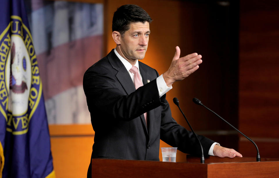 House Speaker Paul Ryan has been making the case that if Hillary Clinton wins in November, the GOP will need to preserve its House firewall. (Photo: Joshua Roberts/Reuters)