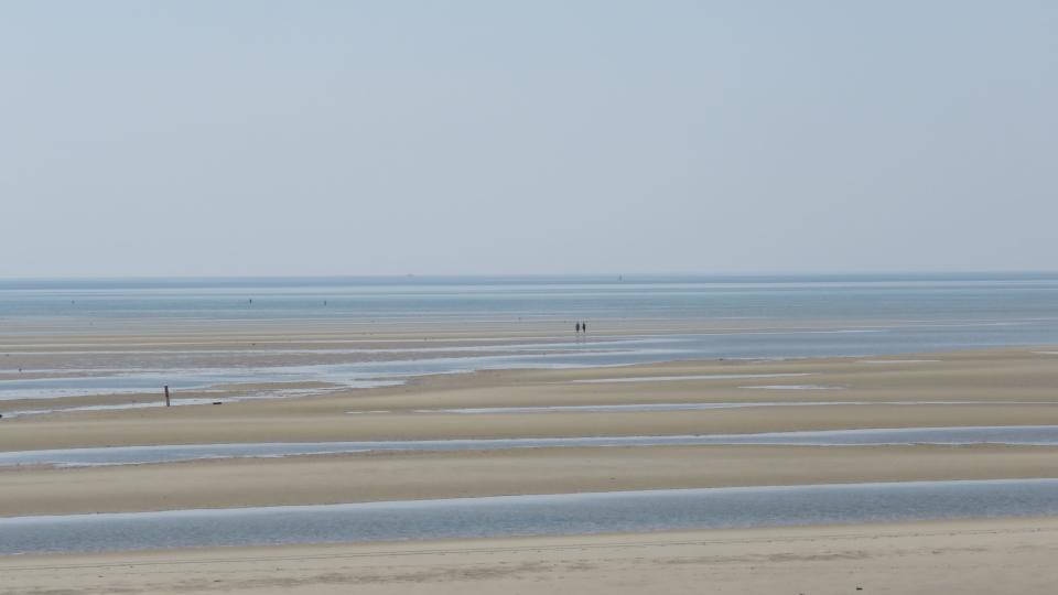 The magic low tide flats at First Encounter Beach in Eastham.