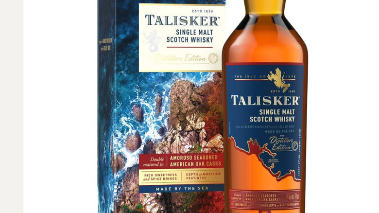 Bottle of Talisker Distiller's Edition