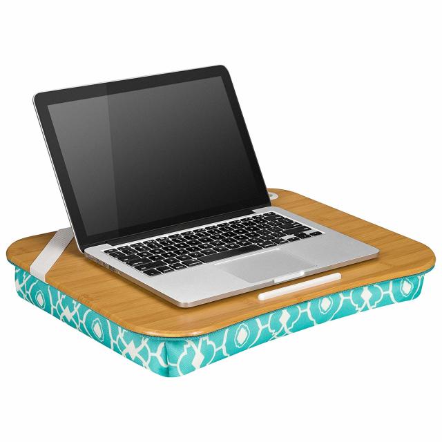 Mind Reader Portable Laptop Lap Desk with Handle, Monitor Holder