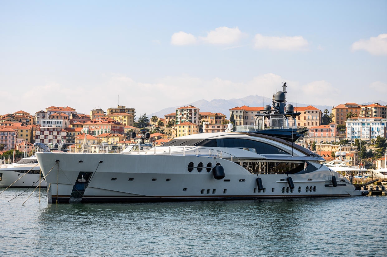 Detained Superyachts Of Sanctioned Russian Billionaires (Giuliano Berti / Bloomberg via Getty Images)