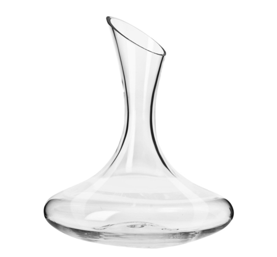 elegant glass decanter 