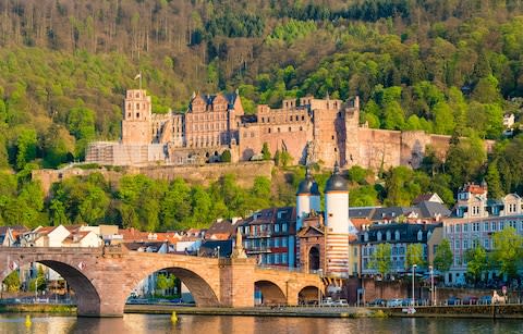 Alte Brücke with Heidelberg Castle behind - Credit: Getty