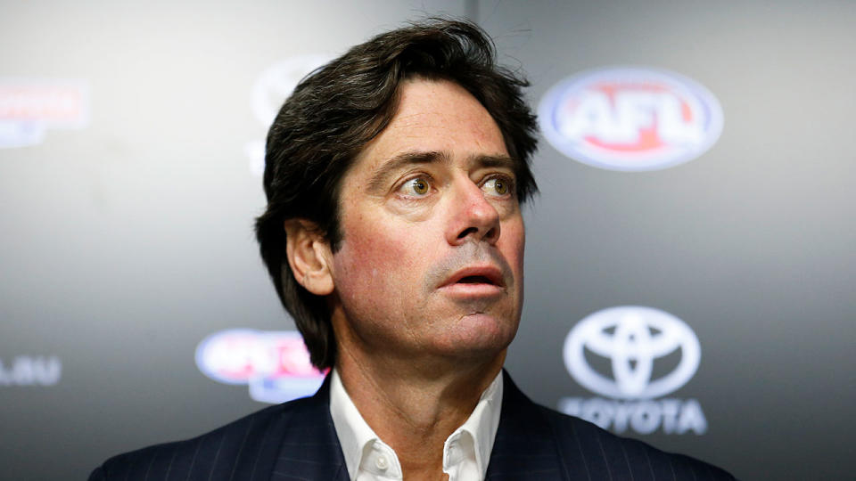 Gillon McLachlan says more work is needed despite the AFL's $500m deal with banks. Pic: Getty