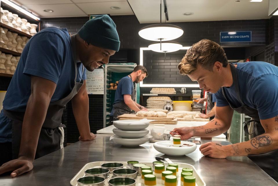 Lionel and Will in the kitchen