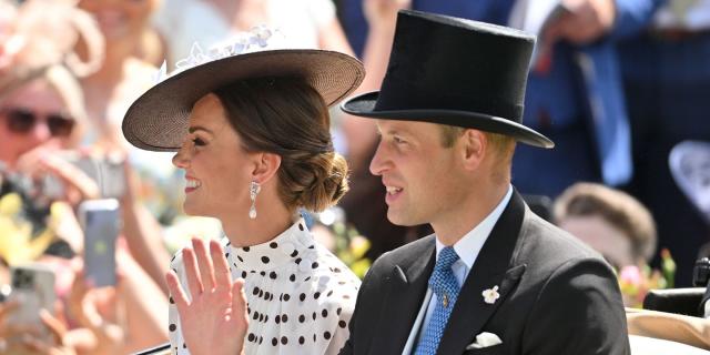 Kate Middleton wows in polka dot dress as she and Prince William