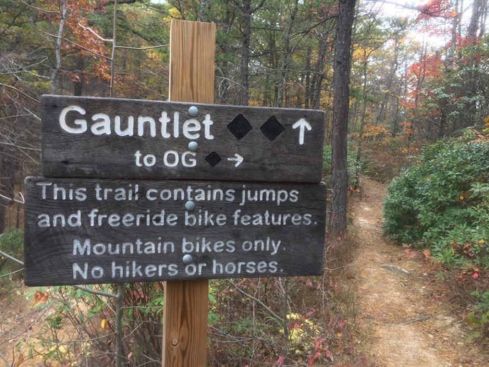 OG Line Trail to the Gauntlet