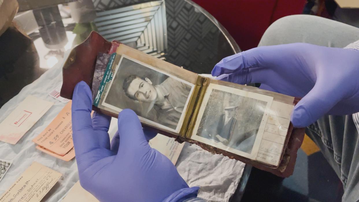 A wallet Atlanta resident Floy Culbreth lost in 1958. The wallet was found 65 years later.