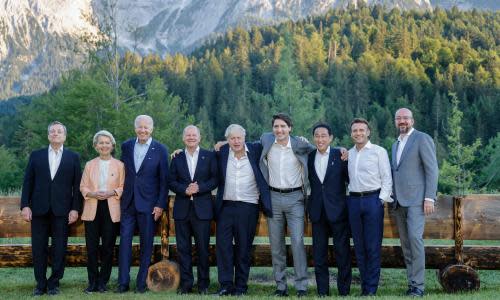 G7 leaders shot