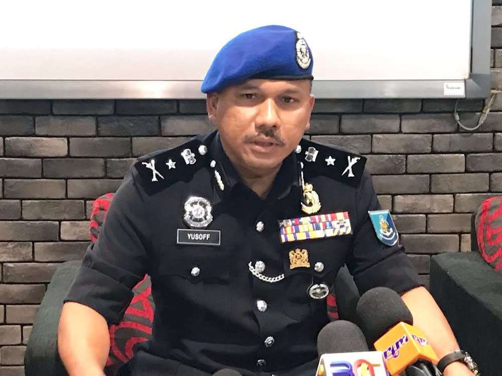 Federal marine police force commander Senior Assistant Commissioner Mohd Yusoff Mamat revealed that he was once approach by a migrant smuggling syndicate — Picture by Ben Tan