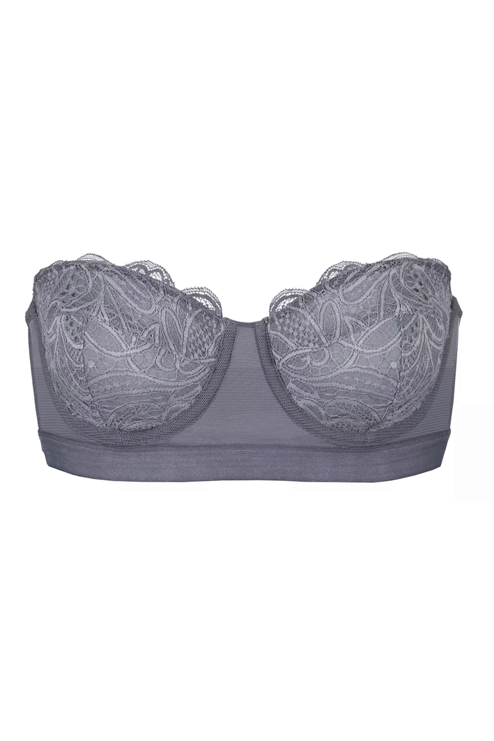 6) Lace Strapless Bra