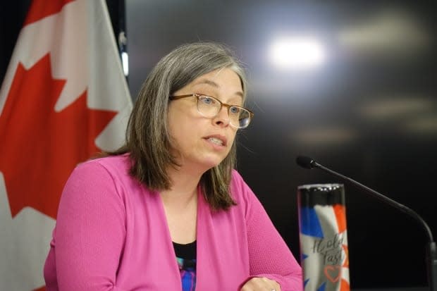Chief Medical Officer of Health Dr. Janice Fitzgerald says Newfoundland and Labrador will move to Step 2 of its reopening phase on Aug .1. (Patrick Butler/Radio-Canada - image credit)