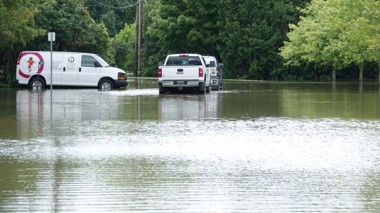 Intense rain floods basements, streets, fields in North Gower