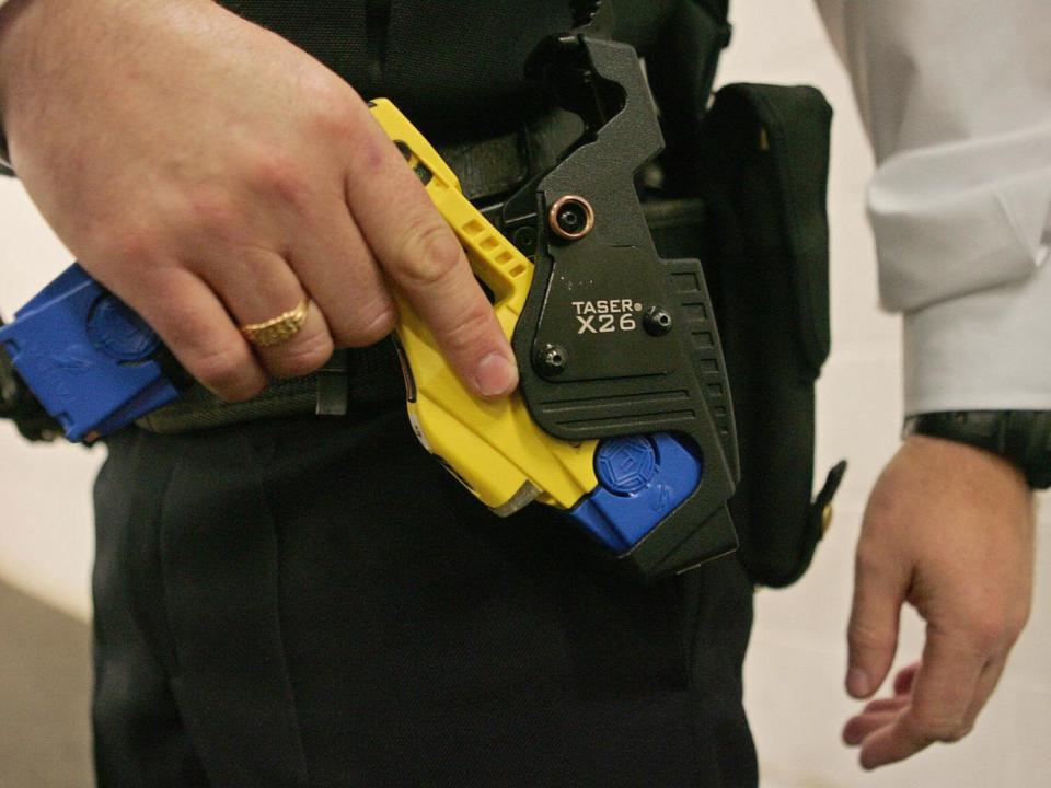 British police started using Tasers in 2003 (Getty)