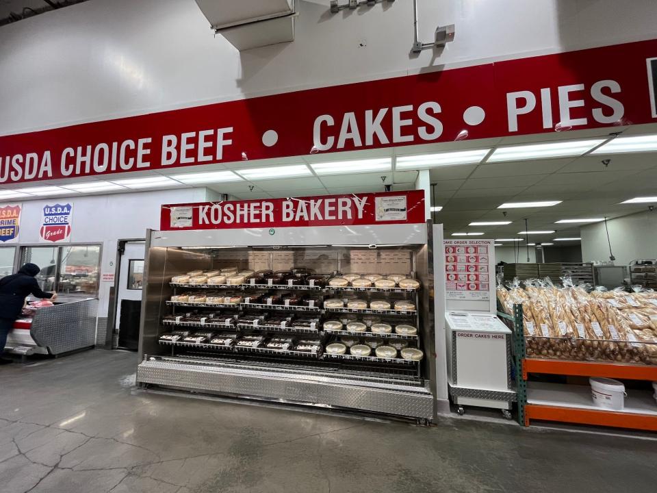 The bakery at Costco in New York City.