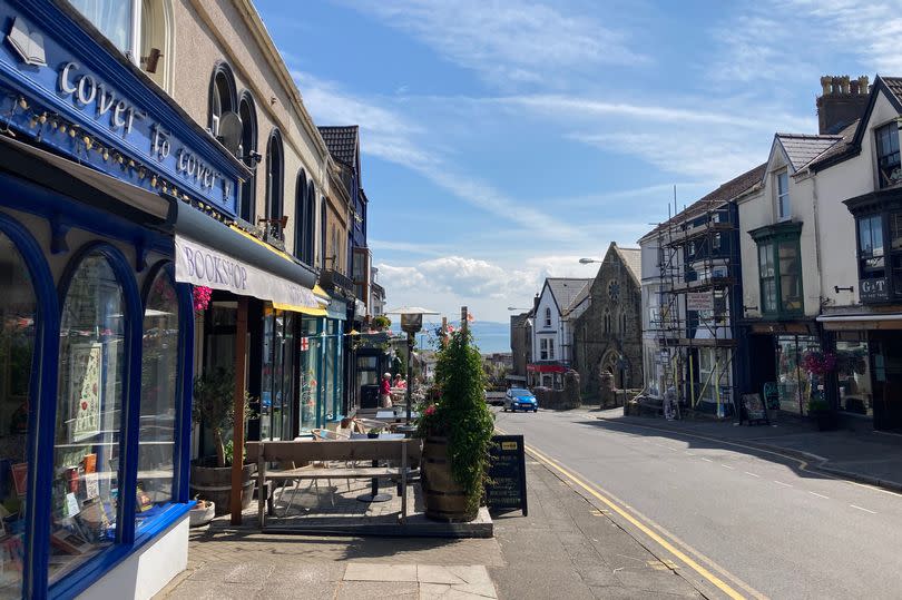 Newton Road, Mumbles, home of many independent shops and restaurants