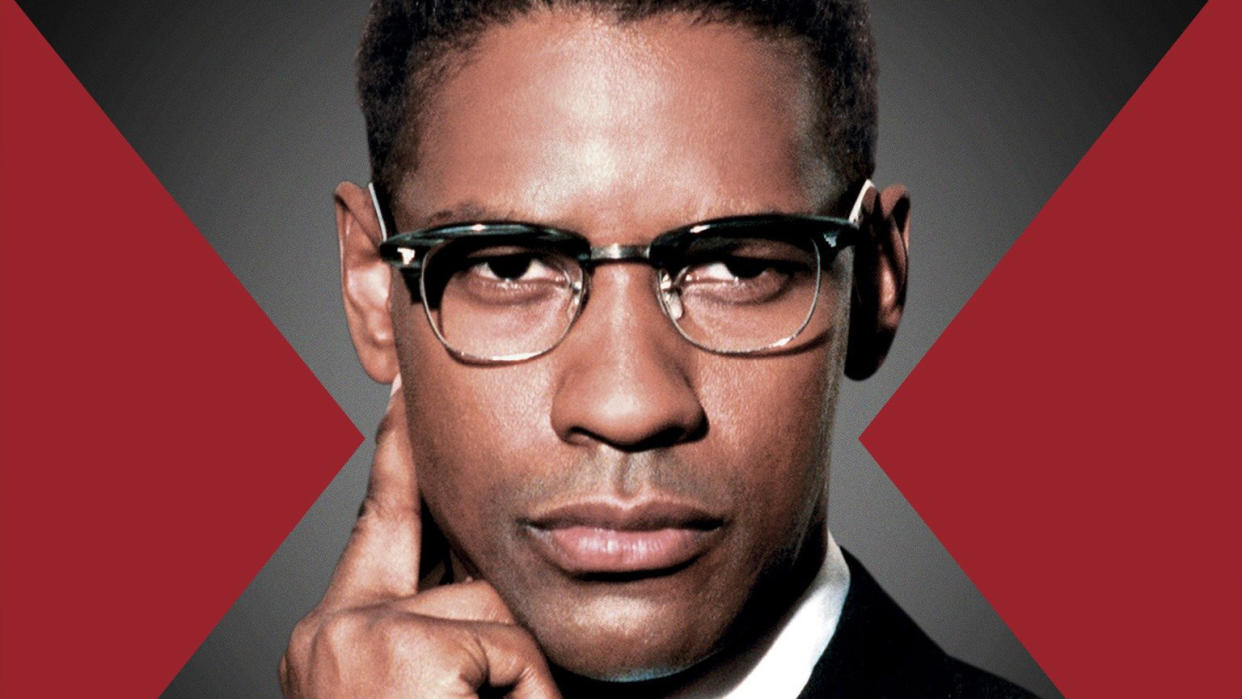  Denzel Washington as Malcolm X, from the the movie Malcolm X. 