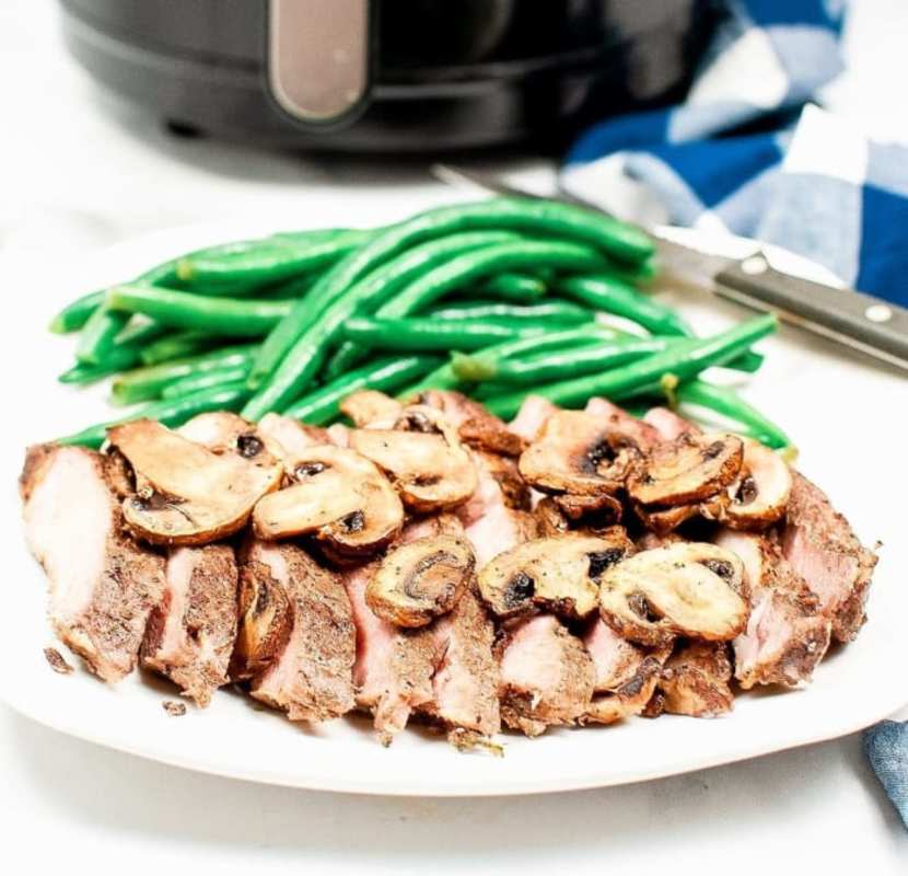 <p>Alice Knisley Matthias</p><p>A steak dinner with less stress and mess in about 20 minutes.</p><p><strong>Get the recipe: <a href="https://parade.com/1370399/aliceknisleymatthias-2/air-fryer-steak/" rel="nofollow noopener" target="_blank" data-ylk="slk:Air Fryer Steak;elm:context_link;itc:0;sec:content-canvas" class="link ">Air Fryer Steak</a></strong></p>