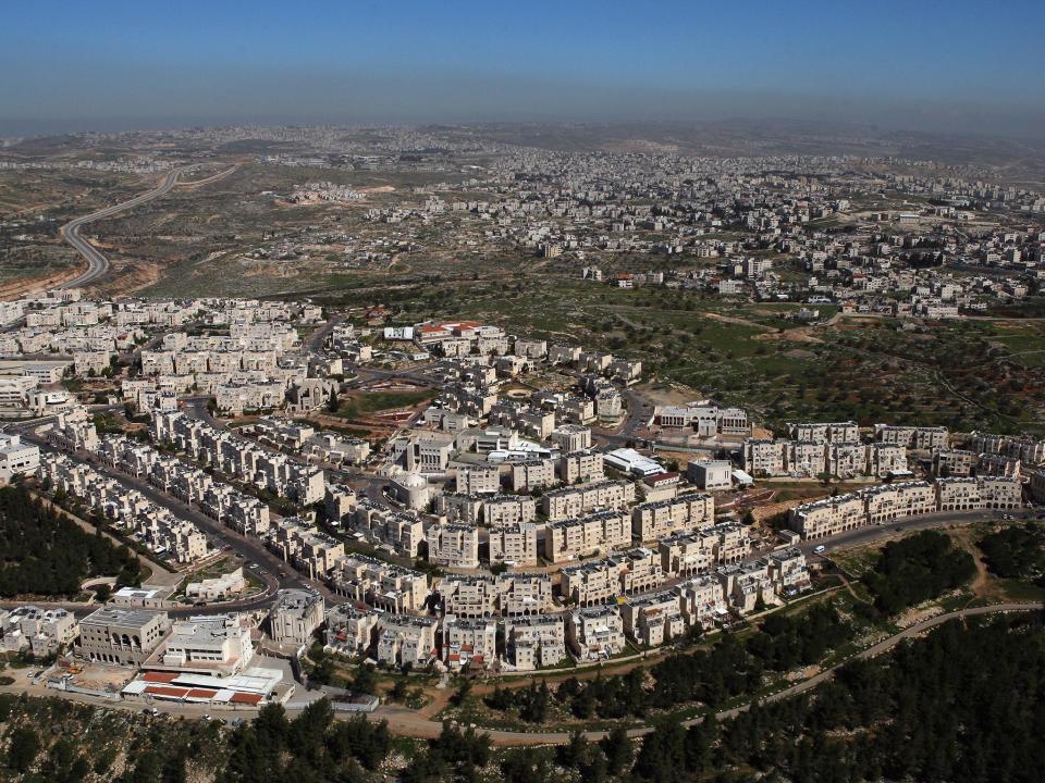 Israeli settlement building in East Jerusalem has accelerated in recent years: Getty