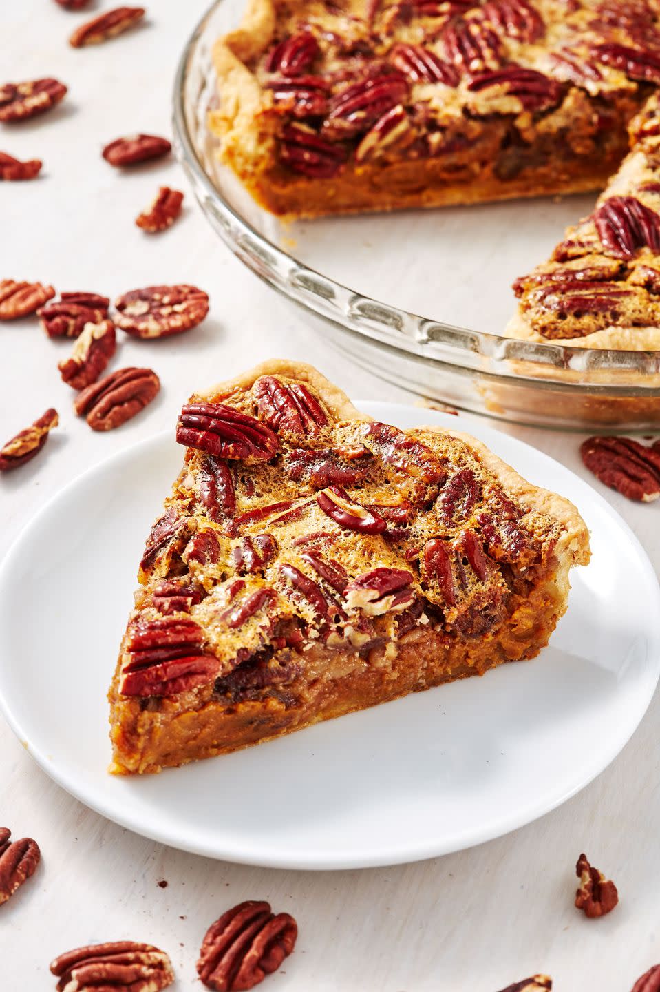 Pumpkin Pecan Pie