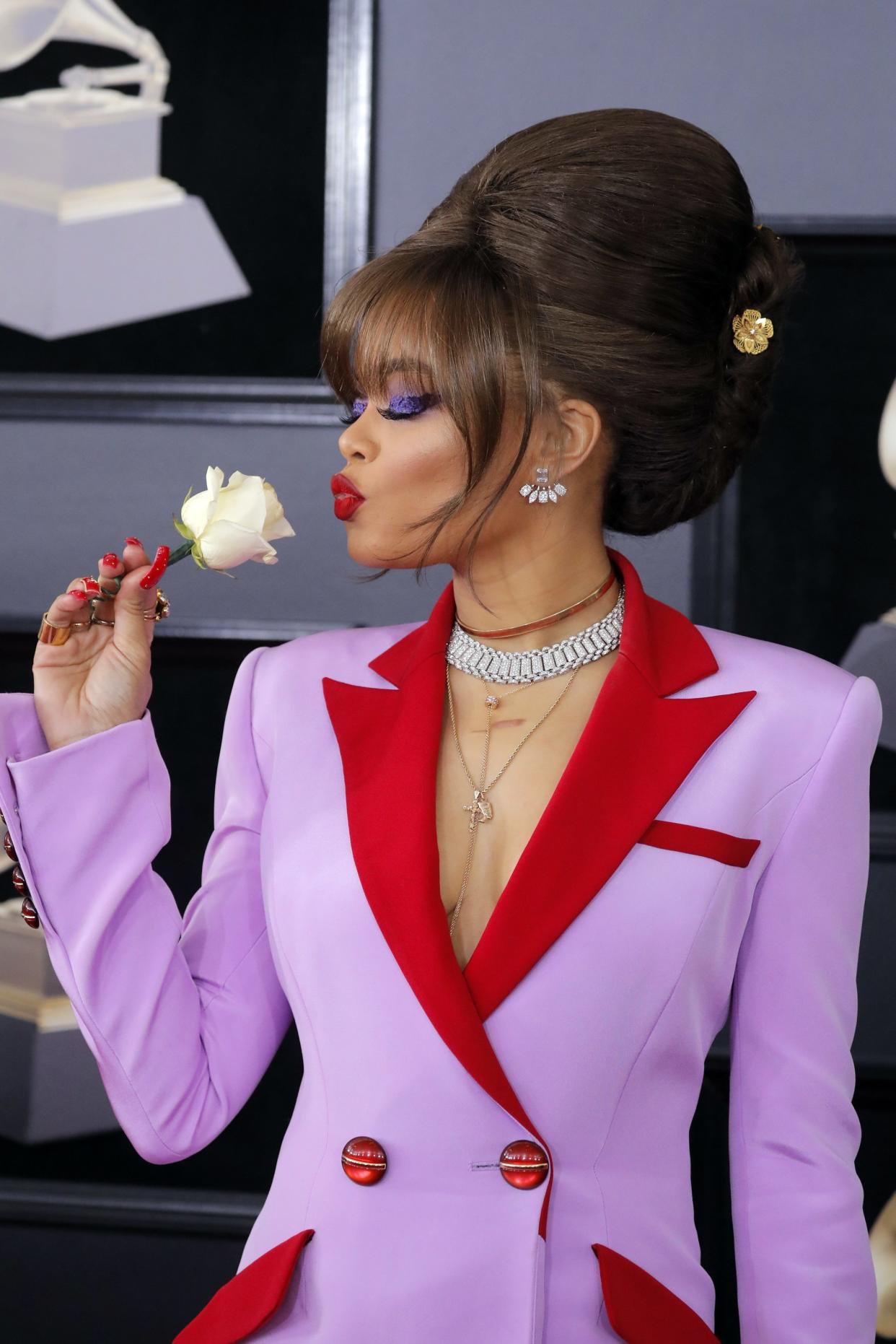 Andra Day at the 60th Annual Grammy Awards. (Photo: Andrew Kelly/Reuters)