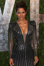 <p>Halle Berry can always be relied upon to flash a little skin on the red carpet.</p>