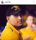 Mahi has been on the platform since June 2014 and amassed over 20 million followers in these six years. His first post was a bright profile, glowing in sunshine yellow.