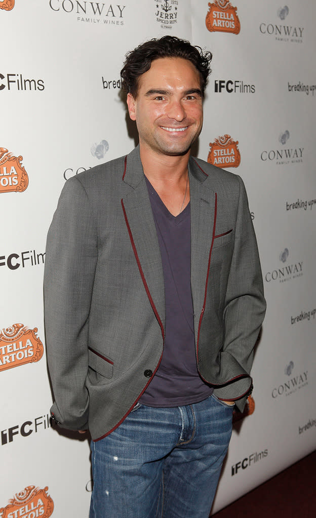 Breaking Upwards 2010 LA premiere Johnny Galecki