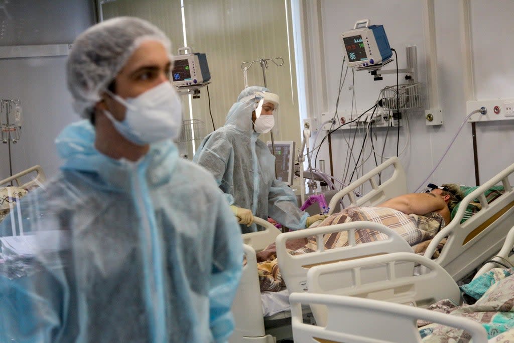 Virus Outbreak Russia Hospital (Copyright 2021 The Associated Press. All rights reserved)