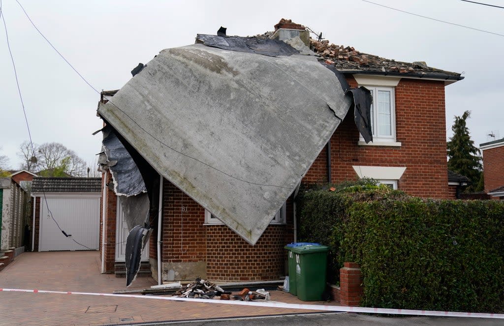 The clean-up operation is under way after large parts of the UK were hit by Storm Eunice (Andrew Matthews/PA) (PA Wire)