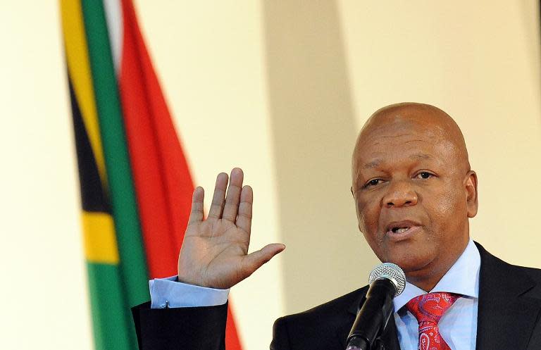 "South Africa may as a last resort ... consider withdrawing from the ICC," Minister in the Presidency Jeff Radebe (pictured) told reporters