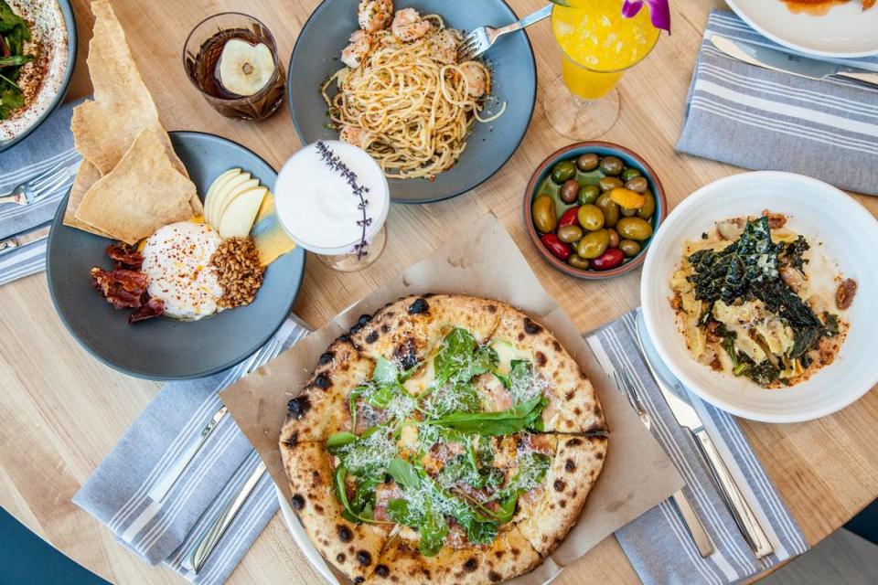 Indaco serves up wood-fired pizzas and house-made pastas.