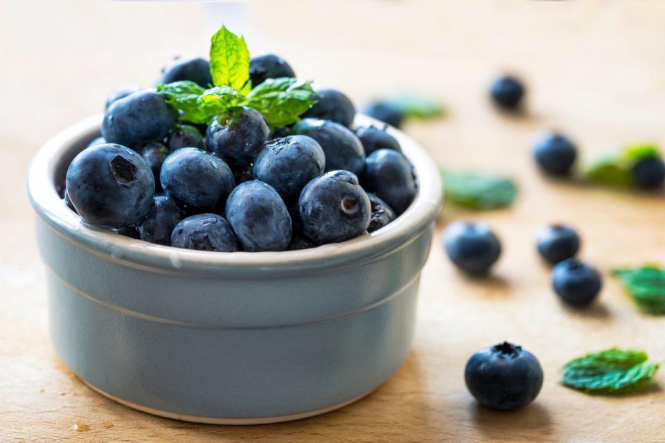 <p><strong>Nature's candy is always king and makes a perfect snack any time of day. </strong>Plus, they're excellent in a bowl of oatmeal to tide you over for the afternoon. Instead of dried fruit, try fresh blueberries in a trail mix for a refreshing twist! </p>