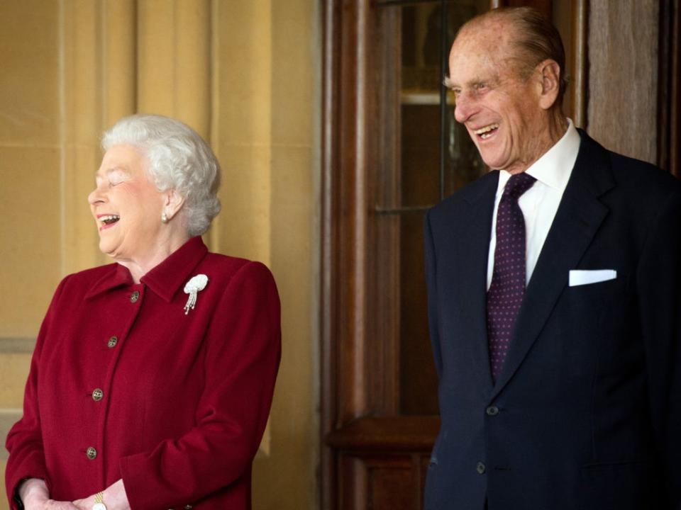 La Reina y el príncipe Felipe estuvieron casados durante 73 antes de la muerte del príncipe en 2021 (Getty)