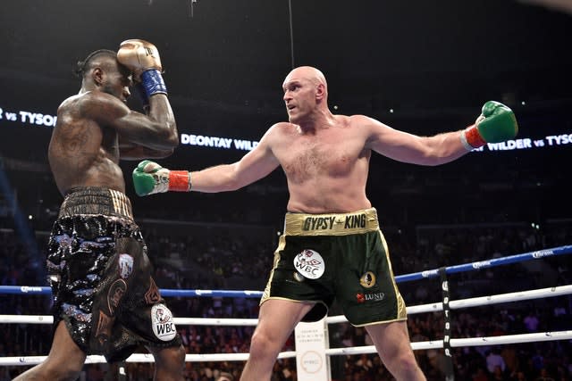 Deontay Wilder and Tyson Fury