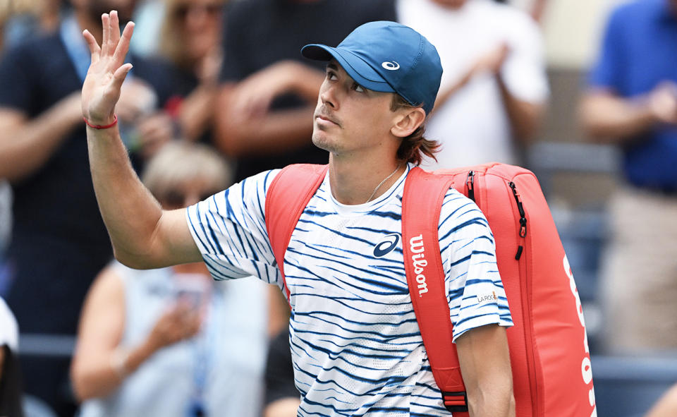 Alex de Minaur at the US Open.