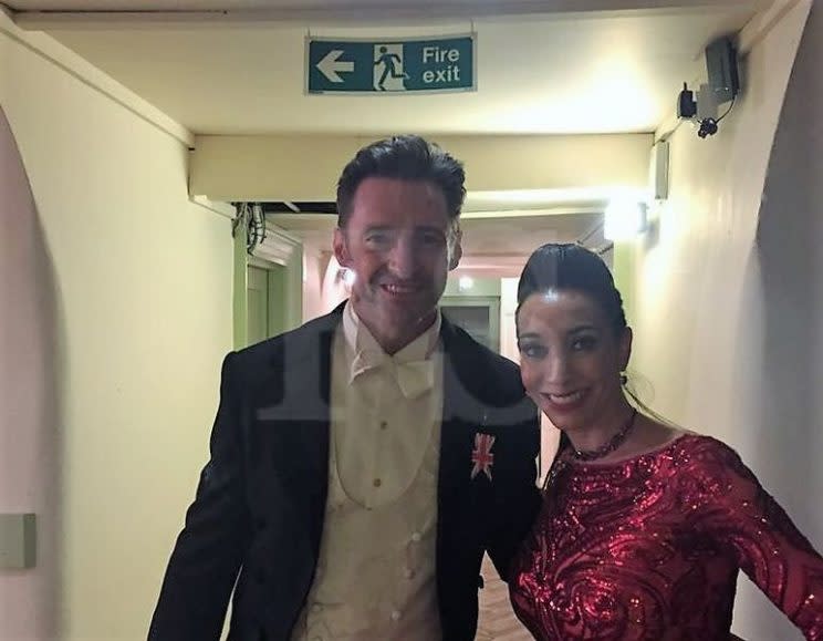 Hugh Jackman elogió a Mora Godoy. – Foto: Twitter/ok_fotosdelshow