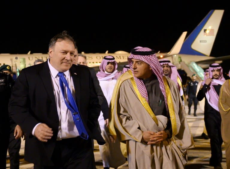 The top US diplomat embarked on his second politically sensitive visit to Saudi Arabia since journalist Jamal Khashoggi's murder inside its Istanbul consulate sparked an international outcry