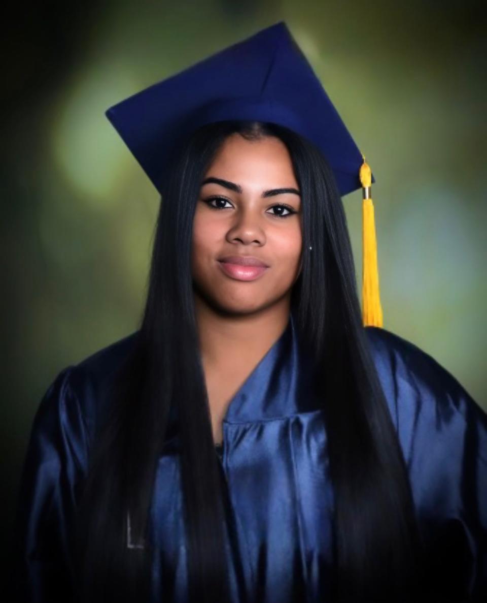 Tatyana Alves, in the first graduating class at The School at Marygrove (Class of 2023), was voted “Most Positive.”