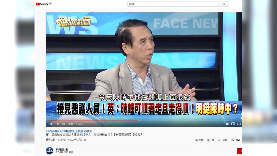 (圖／翻攝新聞面對面YouTube)