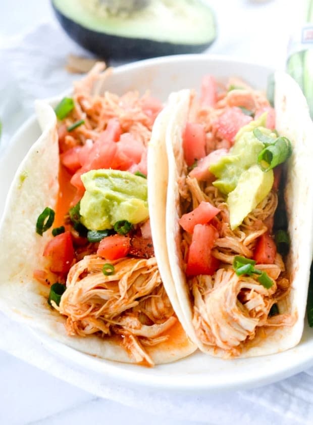 <p><a href="https://www.recipe-diaries.com/weight-watchers-shredded-chicken-tacos/" rel="nofollow noopener" target="_blank" data-ylk="slk:Recipe Diaries;elm:context_link;itc:0;sec:content-canvas" class="link ">Recipe Diaries</a></p>