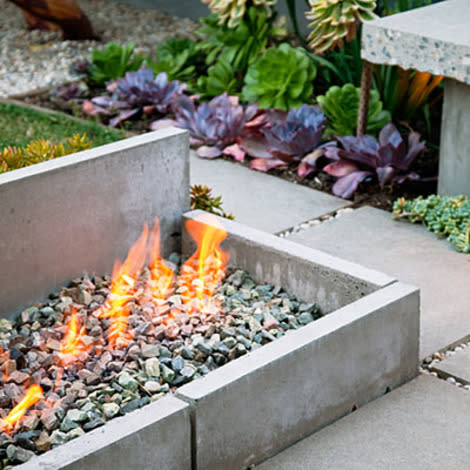 Modern firepit