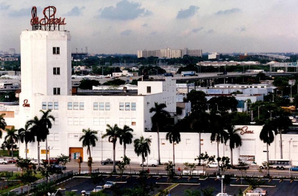 A look at the Sears building in 1991. It is considered the first Art Deco building in Miami. The structure is part of a family of buildings that popped up all over the nation in the 1930s as Sears changed from a catalog company into a retail giant.