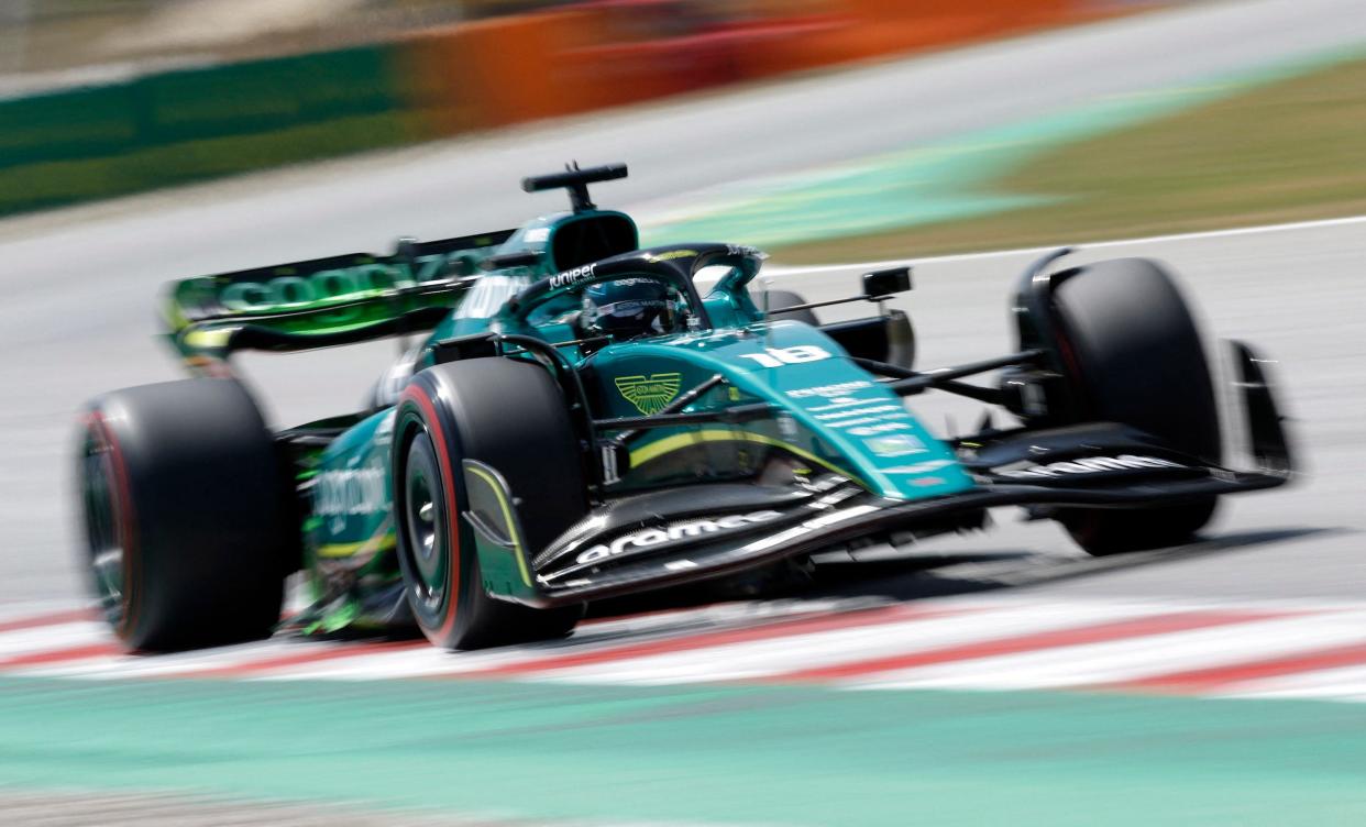 Aston Martin at the Spanish Grand Prix.