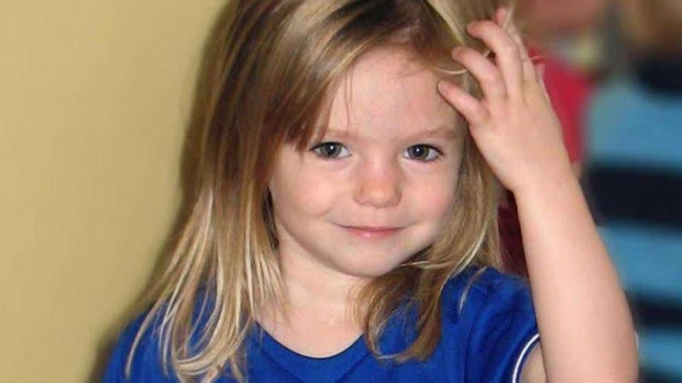 Madeline McCann vanished when she was three years old on 3 May 2007 from her bed in a holiday apartment in Portugal. Photo: Supplied